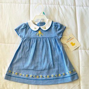 Carter's Little Ducky Embroidered Dress